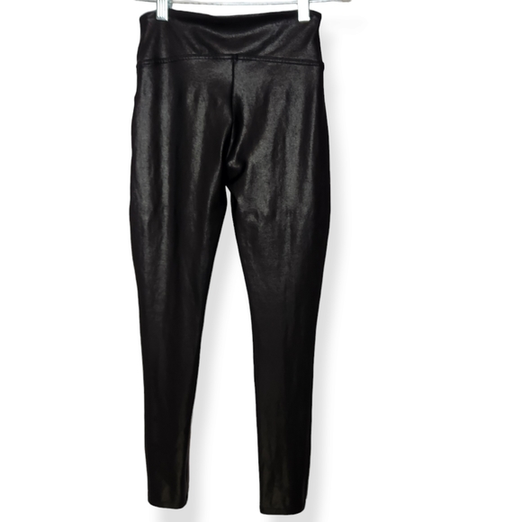 Spanx Faux Leather Leggings Black Women's Size Large - Picture 4 of 8